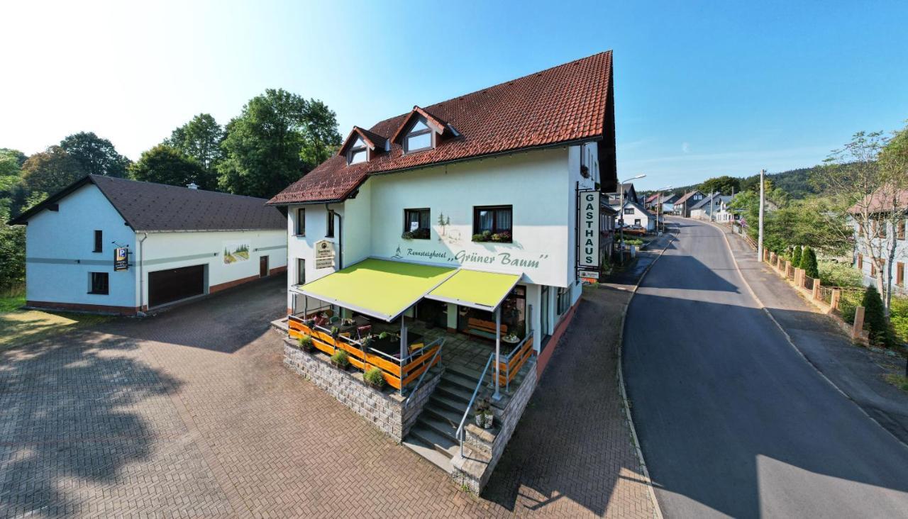 Rennsteighotel Gruener Baum Schmiedefeld am Rennsteig Exteriér fotografie