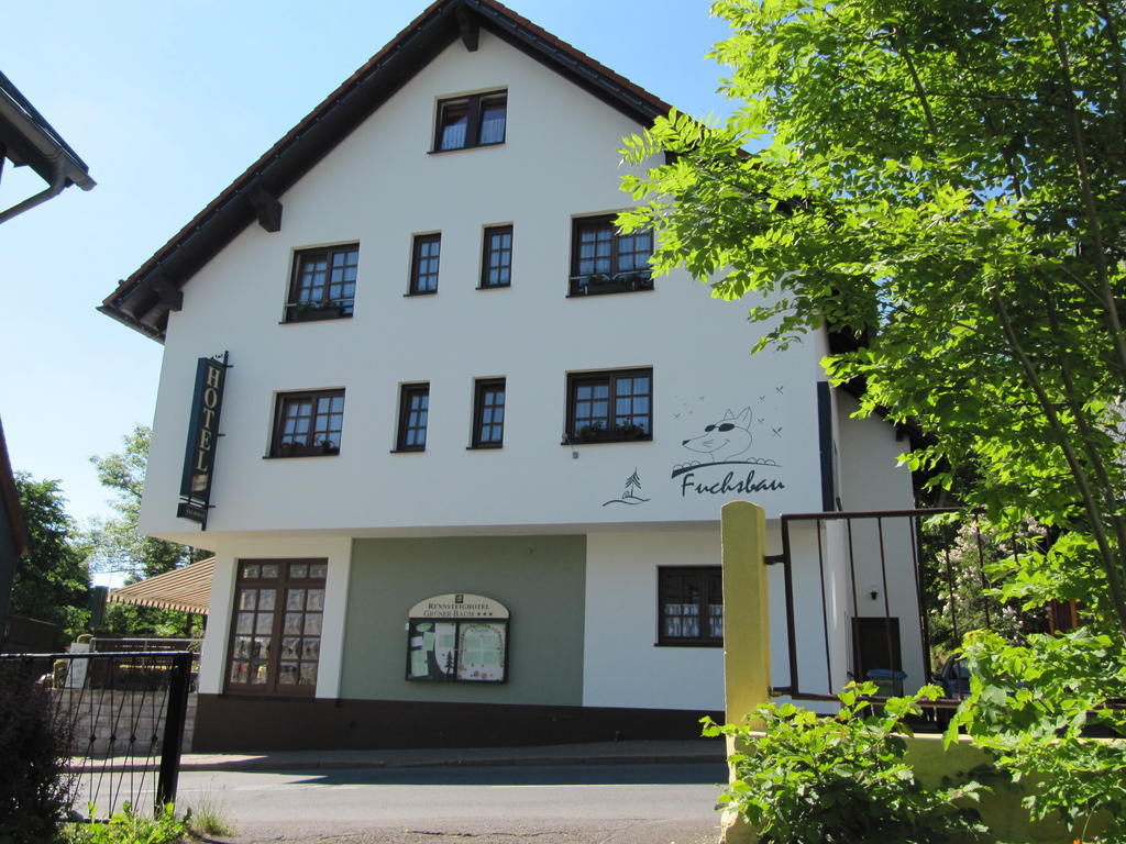 Rennsteighotel Gruener Baum Schmiedefeld am Rennsteig Exteriér fotografie