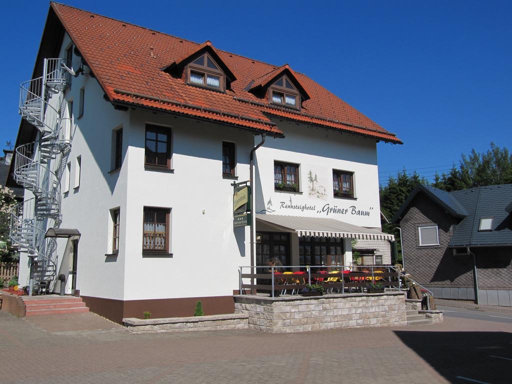 Rennsteighotel Gruener Baum Schmiedefeld am Rennsteig Exteriér fotografie